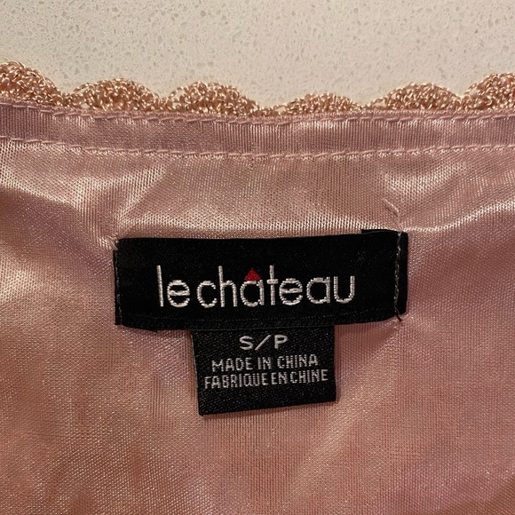 Le Chateau Sleeveless Dress Party Prom Cocktail Wedding Guest, Pink, Sz Small S - Picture 4 of 5